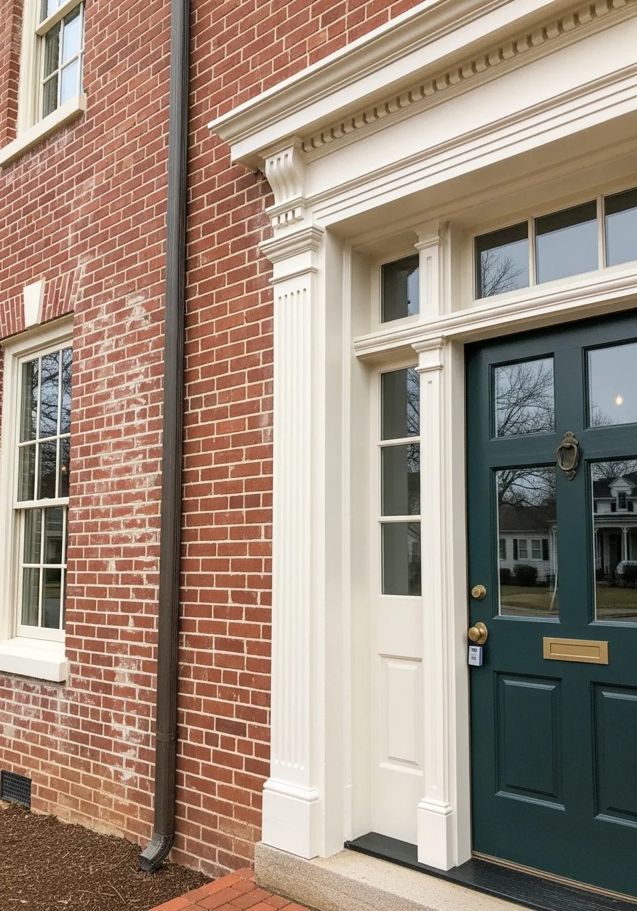 Elizabethtown home detail showing quality restoration work and attention to period-appropriate craftsmanship.