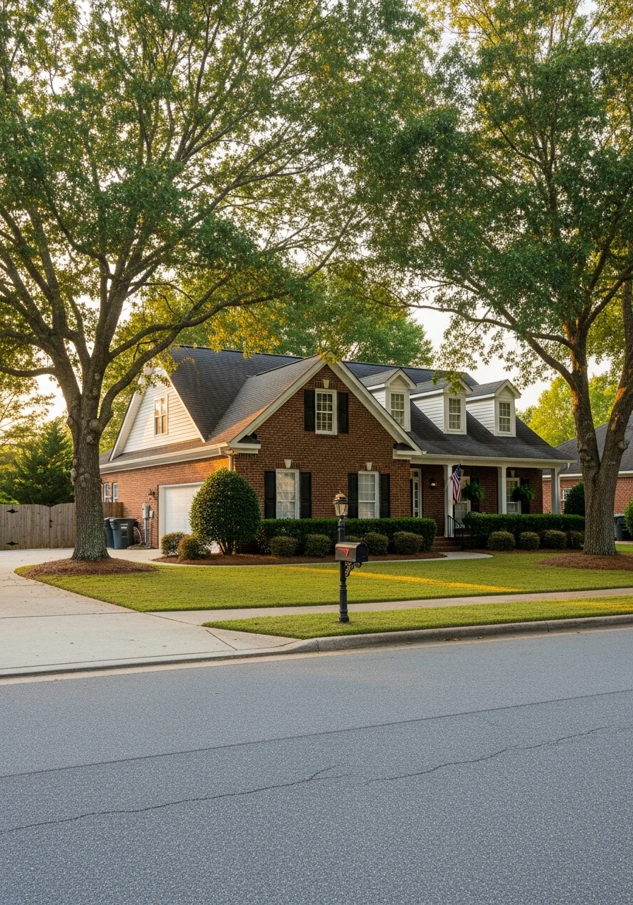 Residential property in Lumberton with traditional architecture and landscaping typical of the area's established neighborhoods.
