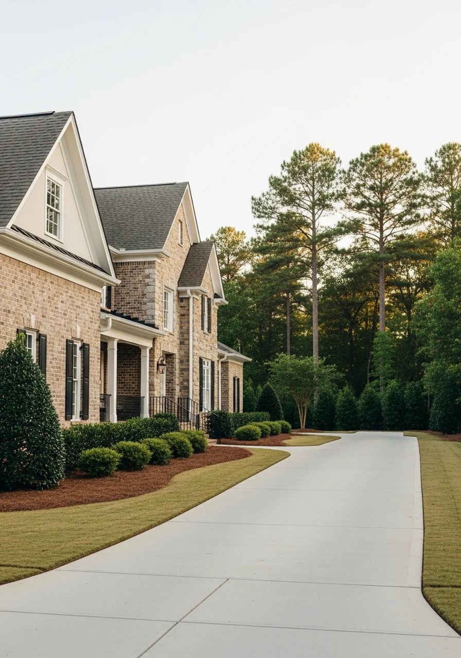 Pinehurst home showing quality construction and well-maintained exterior consistent with the community's residential character.