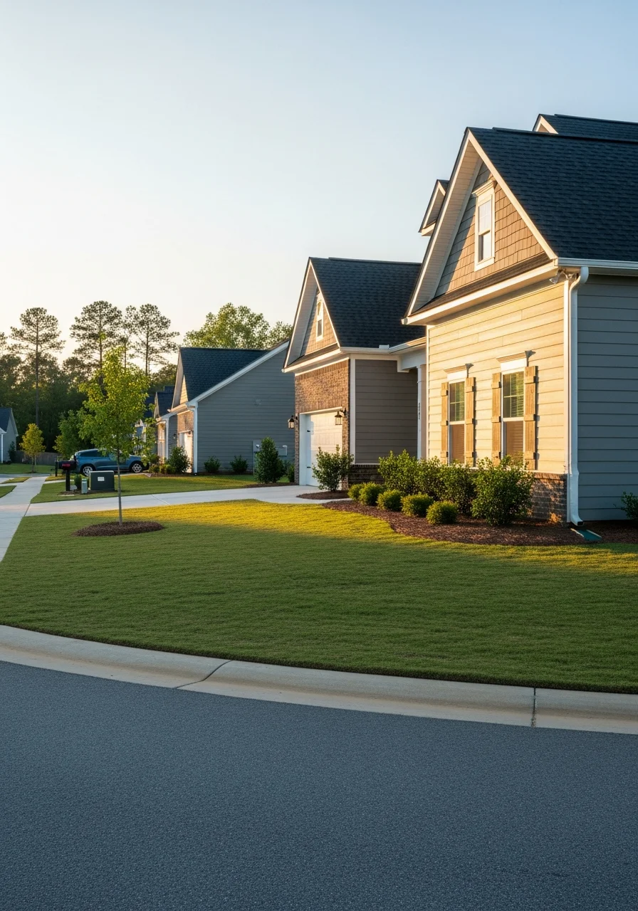 Spring Lake home exterior showing well-maintained property and quality finishes consistent with military-community standards.
